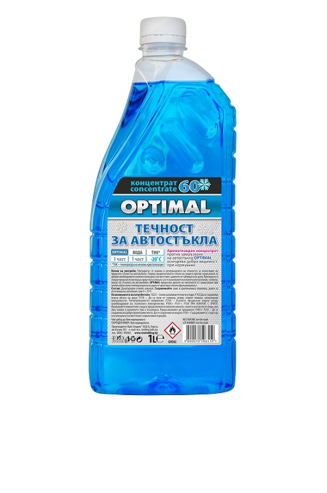 OPTIMAL ЗИМНА ТЕЧНОСТ ЗА АВТОСТЪКЛА /-60/ 0.900л