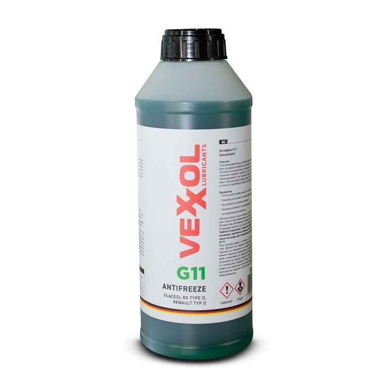 VEXXOL АНТИФРИЗ G11 1.5л -ЗЕЛЕН