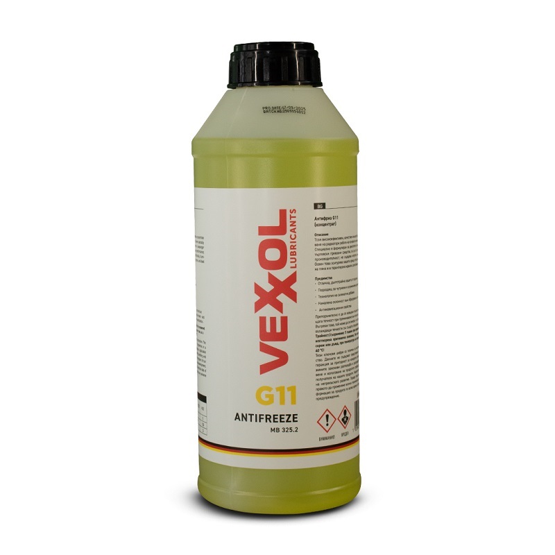 VEXXOL АНТИФРИЗ G11 1.5л -ЖЪЛТ