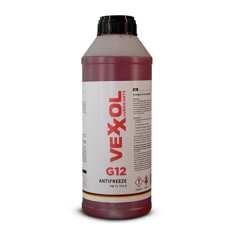 VEXXOL АНТИФРИЗ G12 1.5л -ЧЕРВЕН