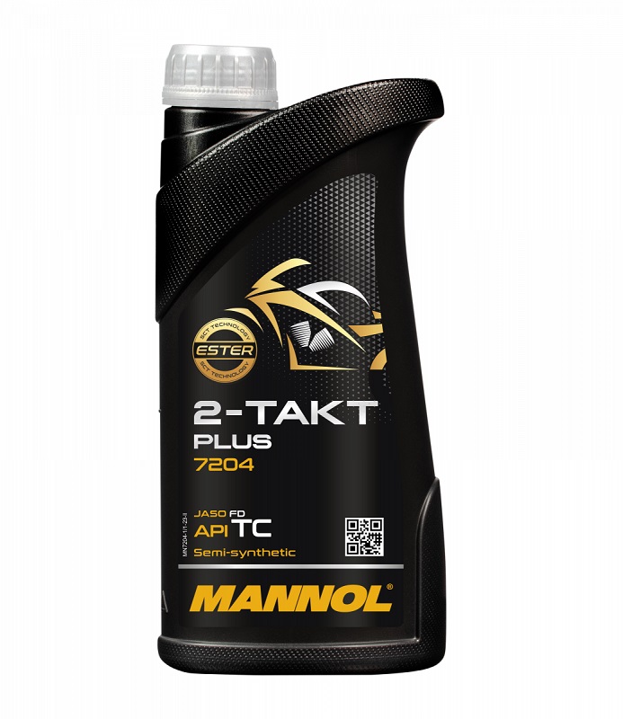 MANNOL 2Т PLUS 1Л. 7204 ДВУТАКТОВО МАСЛО