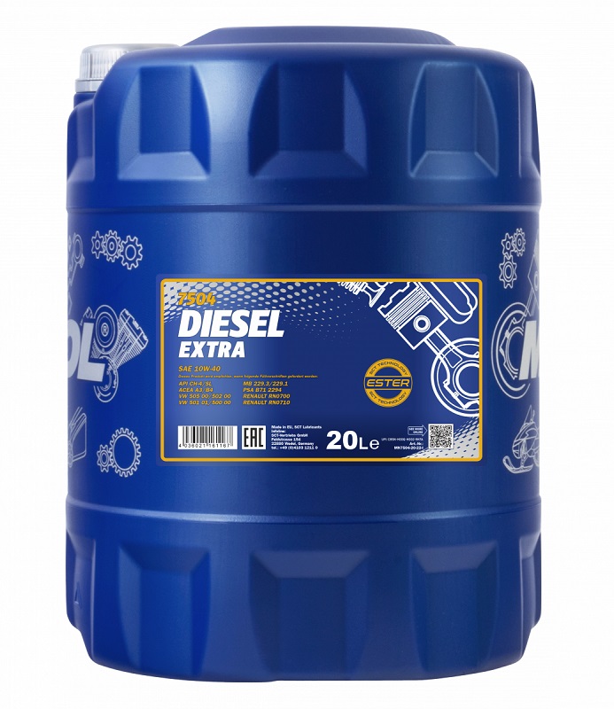 MANNOL DIESEL EXTRA 10W40 25l 7504