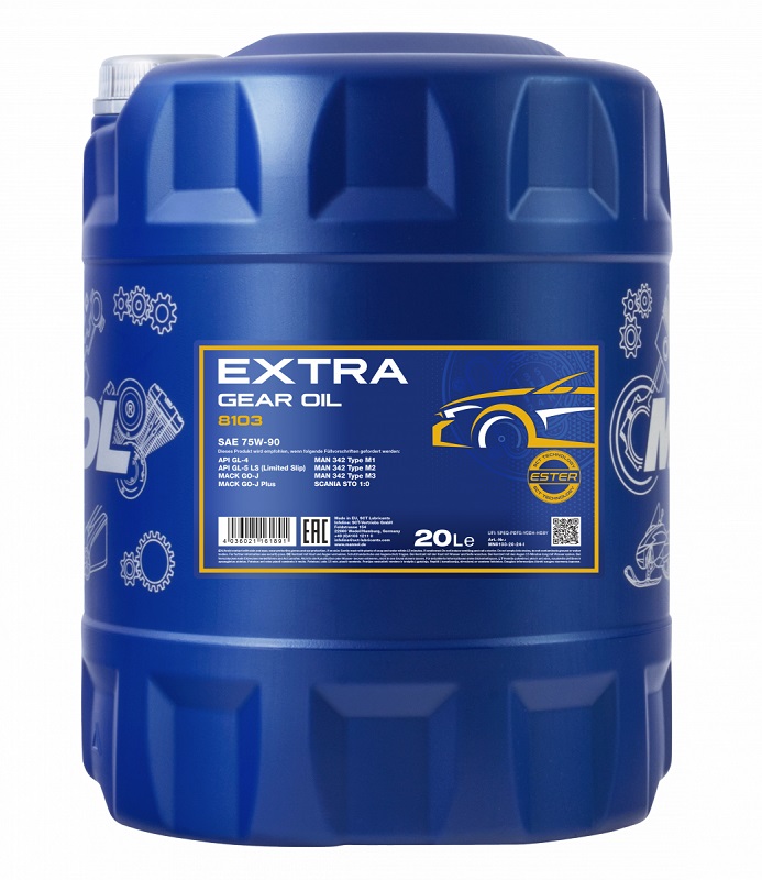 MANNOL EXTRA GL5 75W90 20Л 8103