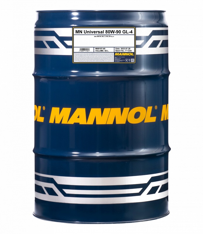 MANNOL UNIVERSAL GL4 80W90 60Л 8107